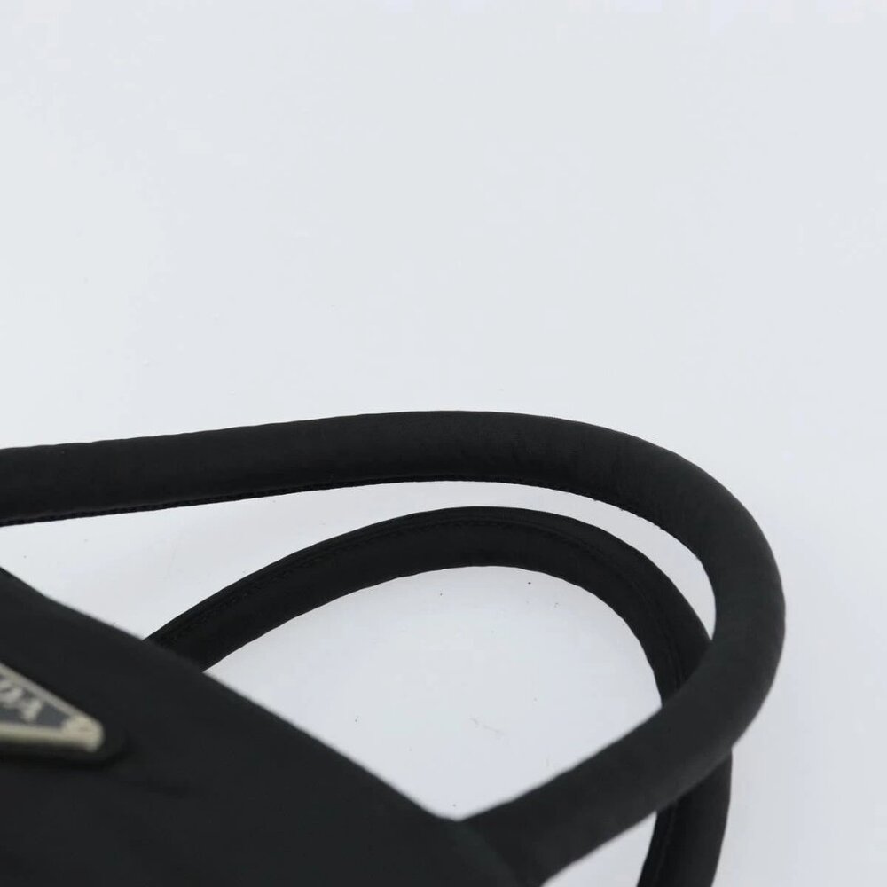 PRADA Hand Bag Nylon Black Auth 156858 - Picture 9 of 16